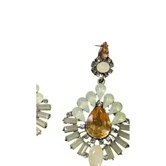 Earring-post dangle vintage earrings - Picture 5 of 5